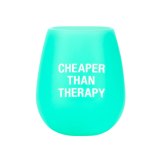 Copa de Silicon para Vino Aqua, Cheaper Than Therapy