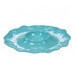 Fuente redonda dip and chips de melamina 14.5" turquesa  colección perlette