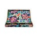 Bandeja decorativa rectangular diseño de flores 17 x 11.75 x 1.50"