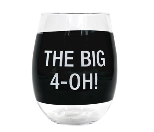 Vaso para vino the big 4 oh