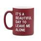 Taza ocre it´s a beautiful day