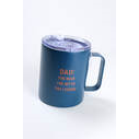 Taza termica azul dadthe legend
