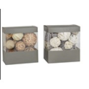 Esfera decorativas de minbre diferentes diseño 7 x 8″