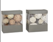 Esfera decorativas de minbre diferentes diseño 7 x 8"