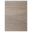 Alfombra tejida a mano 48% yute 47% lana 5% nylon beige 2.40 x 3.00 mts