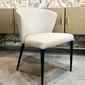 Silla de Comedor Cuero Sintetico Color Beige