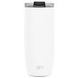 Taza voyager blanco invierno tapa transparente 20 oz