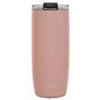 Taza voyager rosa oro tapa transparente 20 oz