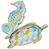 Bowl tortuga melamina colección deep sea