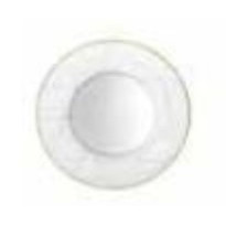 Plato hondo de porcelana vajilla carrara