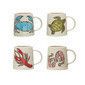 Taza de ceramica beige 12 oz sea life animales variados