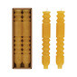 Set de 2 velas conicas totem marron sin aroma