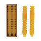 Set de 2 velas conicas totem marron sin aroma
