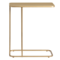 Mesa auxiliar dorada 20x12x23"