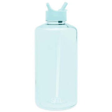 Botella de plastico summit color celeste de 128 oz