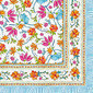 Paquete de 20 Servilletas de papel de 6.5 x 6.5" diseño de flores 20 uni