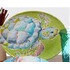 Fuente ovalada  tortuga melamina colección deep sea