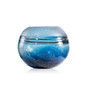 Jarron gris degradado azul 9x7.10"