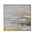 Pintura de oleo canvas en tonos gris blanco dorado 59 x 2 x 59"
