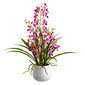 Orquidea fucsia en maceta 22"
