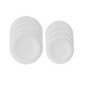 Kit de 4 principales  y 4 postre coleccion broadway white