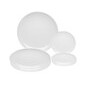 kit de 4 principales y 4 postre colección multiforma white