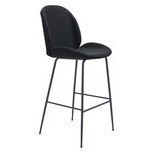 Barstool Miles negro 21x24x47"