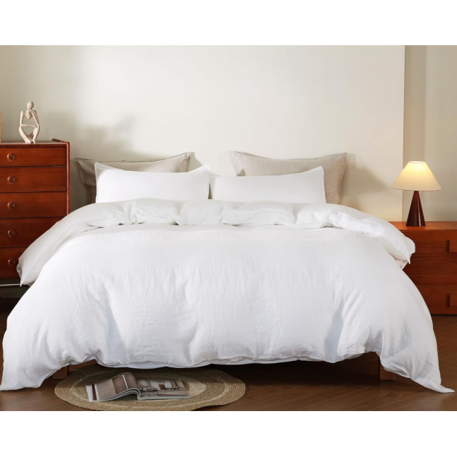 Set de Duvet Waffle y 2 Fundas de Almohada