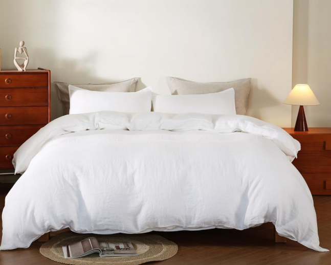 Set de Duvet Waffle y 2 Fundas de Almohada