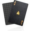 Juego de cartas negro impermeable