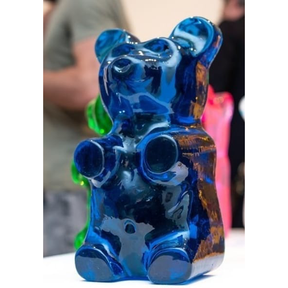 Adorno Jumbo Oso Gummy Azul