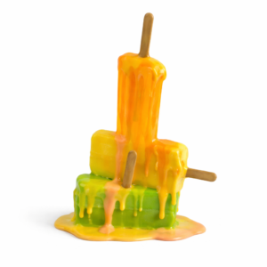 Torre de paletas caos de sabores originales