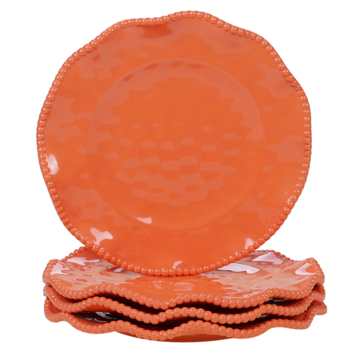 Set de 4 Platos de Ensalada Coral, Perlette