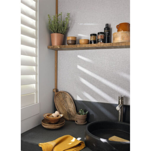 Papel tapiz catalogo gaze metal gris argent  marca caselio 103779022 - Imagen 2