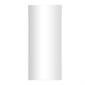 Espejo rectangular de metal plateado 32 x 71"