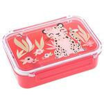 Topper merienda con diseño de leopardo en color rosado