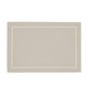 Set de 4 individuales rectangular de lino color crema 13x19"