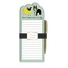 Libreta de apuntes verde de perritos 4 x 8″