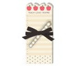 Libreta de apuntes diseño manzana con pluma 4 x 8″