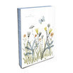 Cuaderno de notas jardin de flores blanco 17 x 22 cm
