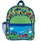 Mochila clasica verde diseño de transportes 14 x 11 x 5″
