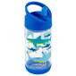 Botella de tiburon con tapadera azul 10 oz