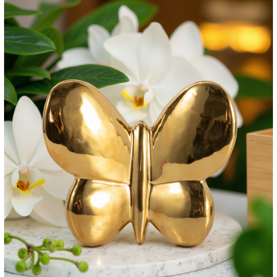 Adorno Mariposa Dorada