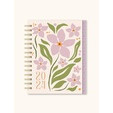 Planificador espiral 2024 flor lila