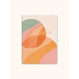 Planificador espiral 2024 circulo naranja