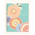 Planificador espiral 2024 retro floral