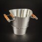 Enfriador de Vino en Metal con Asas de Madera