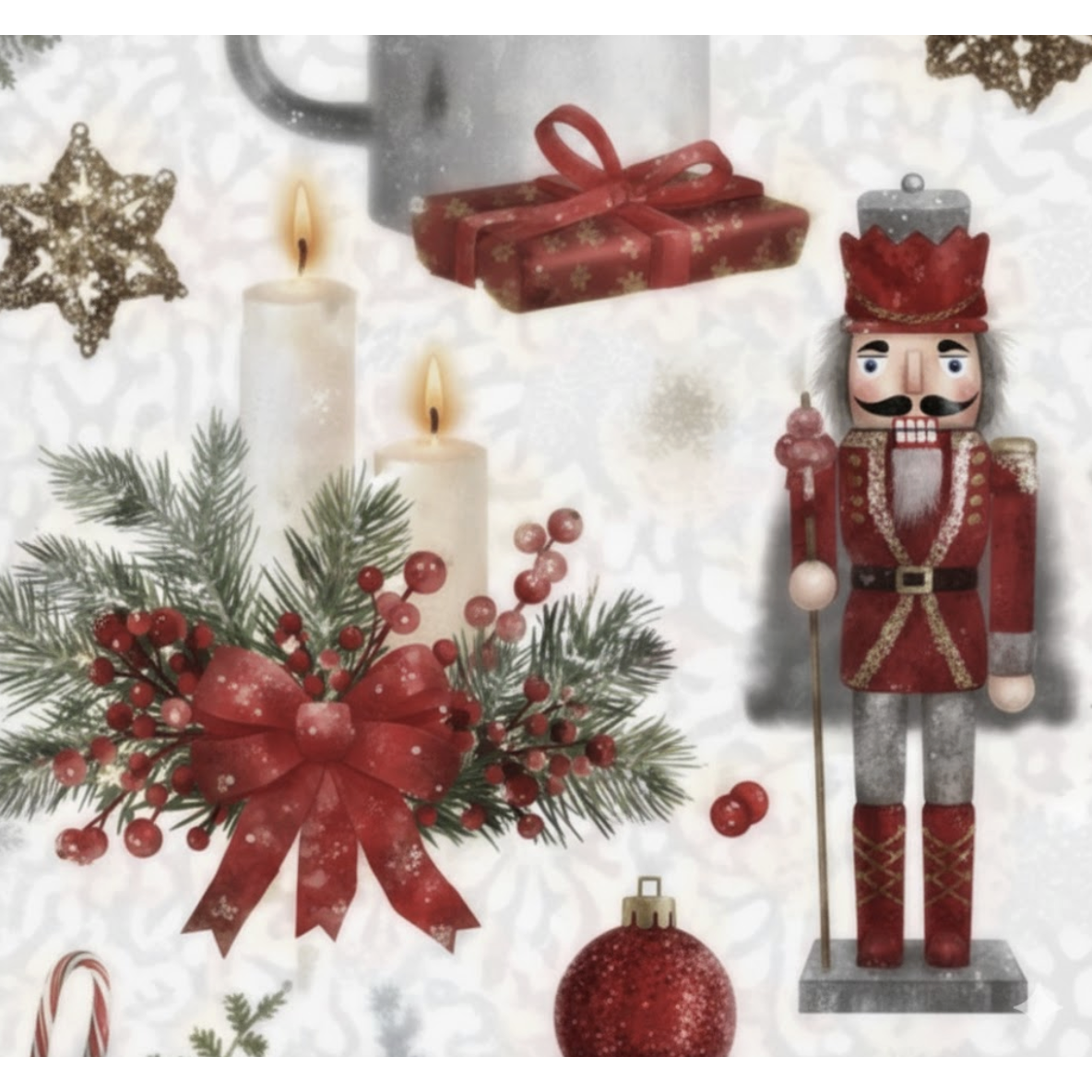 Portavasos Navideño, 6 uni.