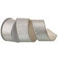 Liston en satin con brillo estampado 2.5"x 10 yardas