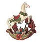 Adorno de caballo balancin con regalos 20.5"